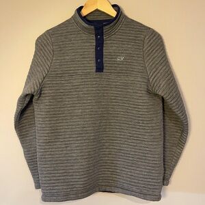 Boy’s Vineyard Vines Gray Pullover Shirt